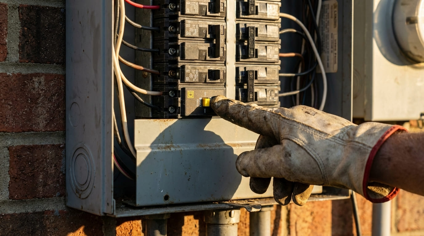 GFCI breaker tripping instantly pool light