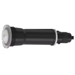 Upgraded resin-filled Pentair GloBrite alternative LED light, universally compatible with concrete, vinyl liner, and fiberglass pool niches