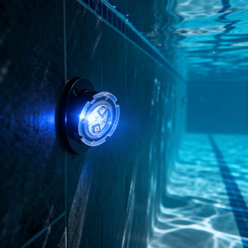GloBrite pool light flashing briefly before shutting off