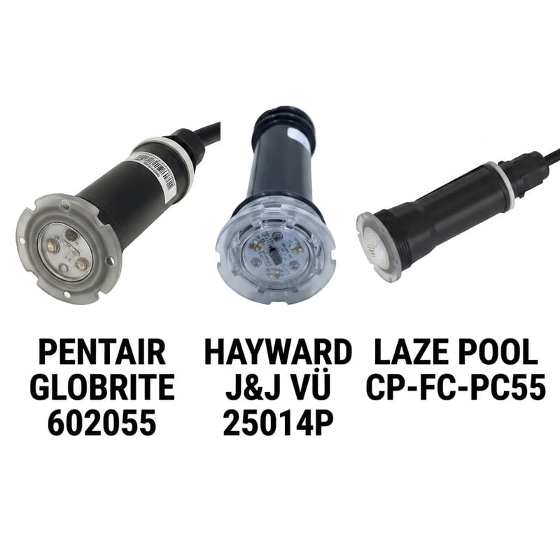 Pentair GloBrite vs J&J VÜ Retro vs Aftermarket Alternatives: Which Pool Light Replacement Is Best?